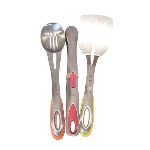 Jamie Oliver Kitchen Stainless Cooking Utensils Spatula Spoon Tongs - Picture 1 of 3